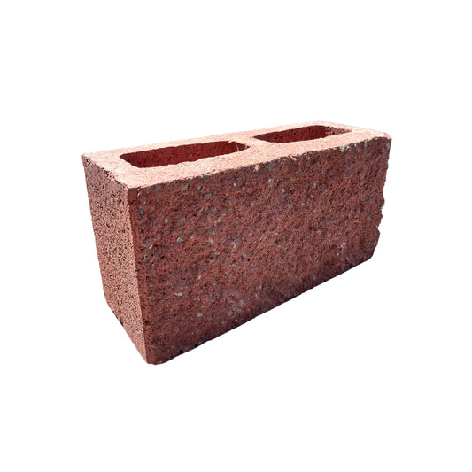 BLOCK HUECO SPLIT CARA DE PIEDRA ROJO