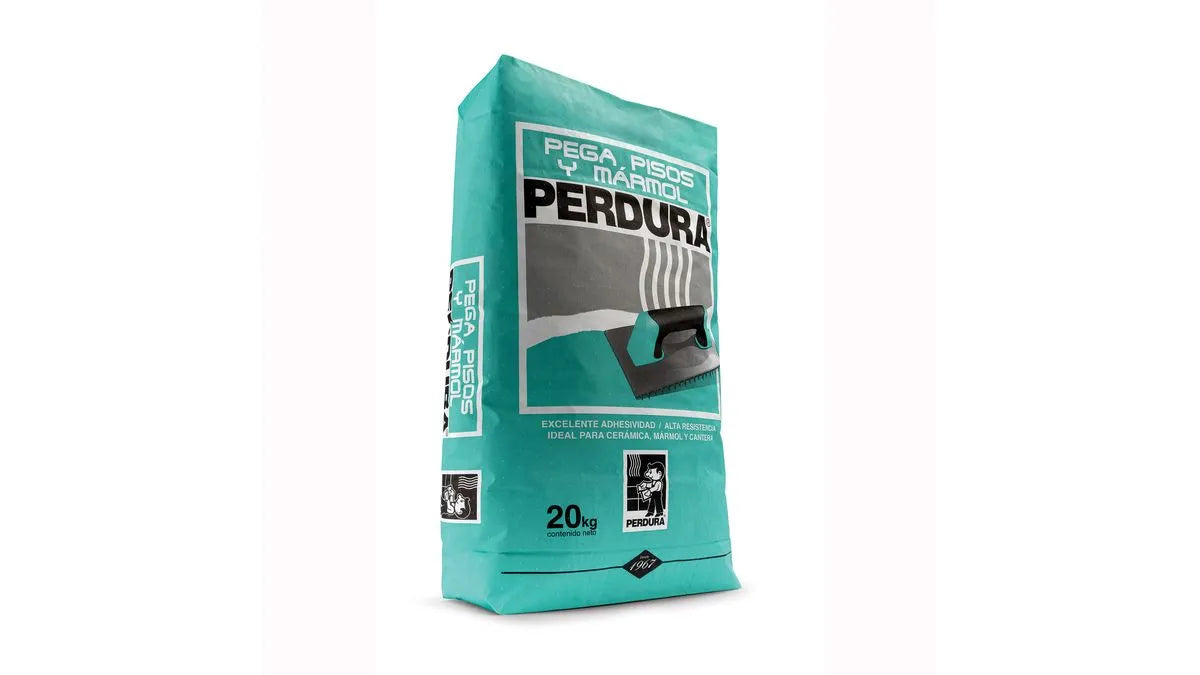 PZA       PERDURA PEGA PISO Y MARMOL  GRIS - 20 KG