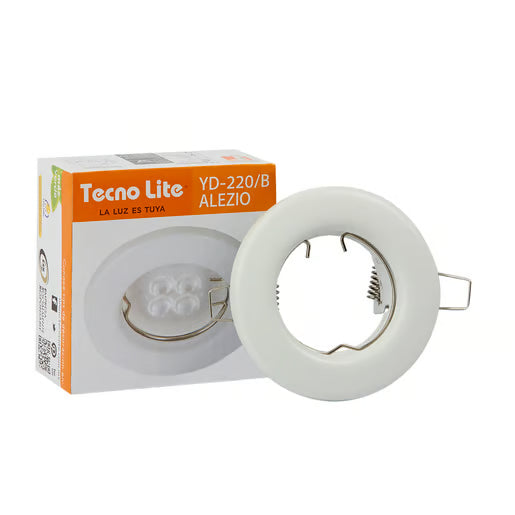 TECNOLITE-LAMPARA / YD-220/B EMPOTRADO ALEZIO BLANCO